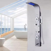 Black Shower Panel