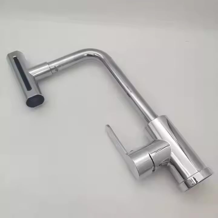 Zeecry Full Brass Kitchen Sink Tap | 4-Mode Pull-Down Faucet | 360° Swivel | Single Lever | Multi-Angle Spray | Sleek Matte Finish | Heavy-Duty Design | 5-Year Warranty (Brass)
