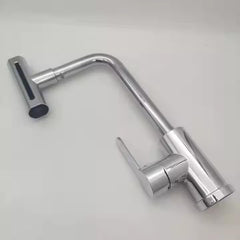 Zeecry Full Brass Kitchen Sink Tap | 4-Mode Pull-Down Faucet | 360° Swivel | Single Lever | Multi-Angle Spray | Sleek Matte Finish | Heavy-Duty Design | 5-Year Warranty (Brass)