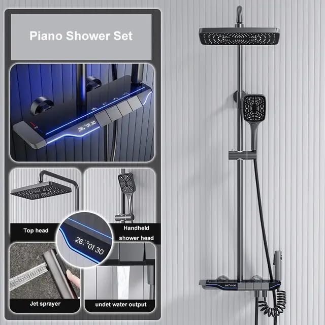 Piano Shower Set – A Luxury Upgrade for Your Bathing Experience