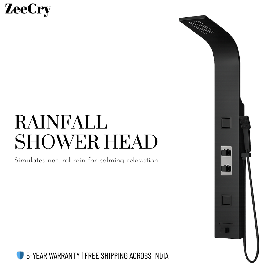Rainfall Shower Head – Simulates Natural Rain for Calming Relaxation