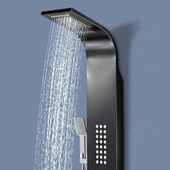 Black Shower Panel