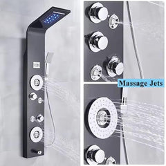 Black Shower Panel 