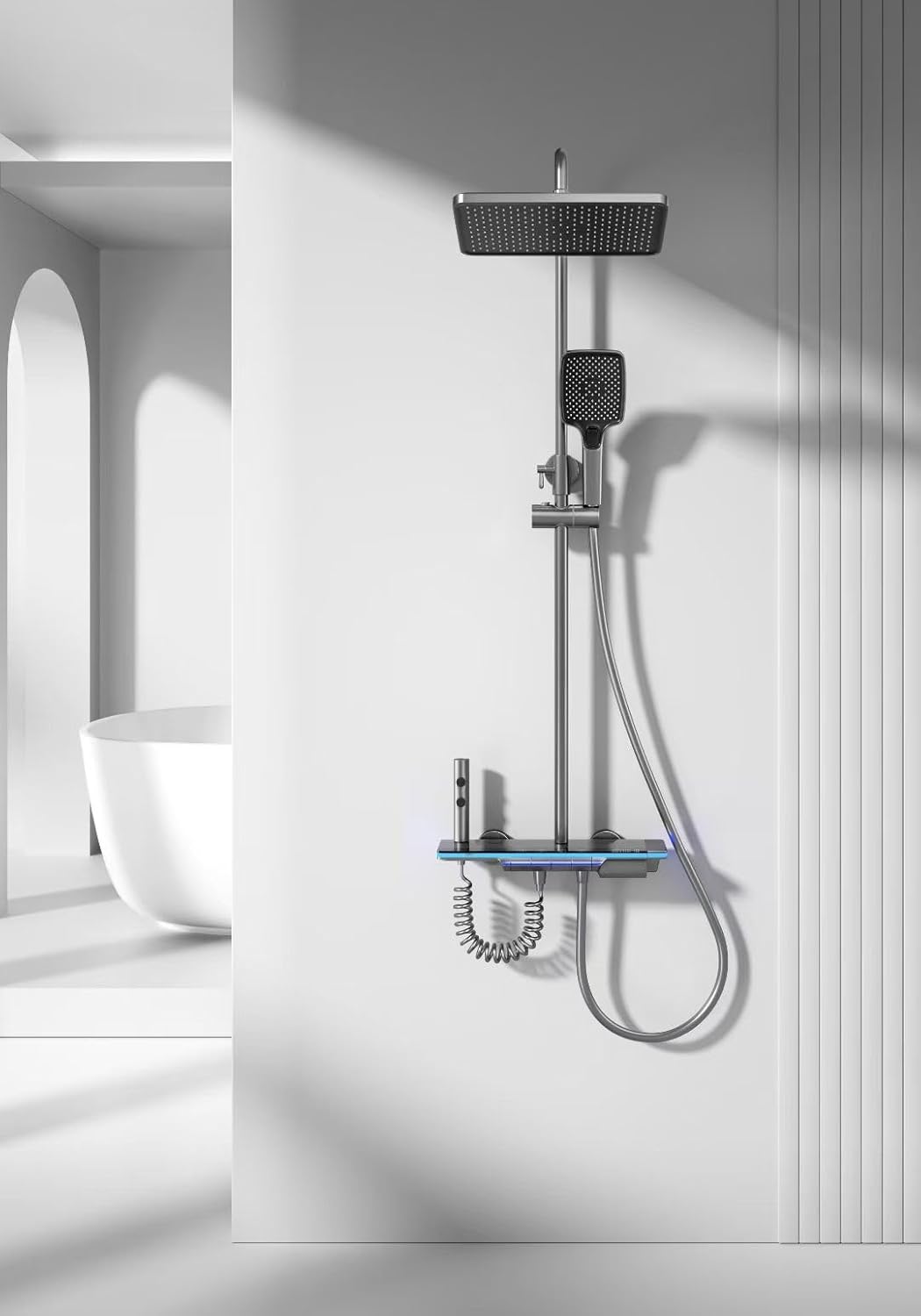 Grey Shower Set