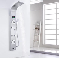 Silver 2 Body Jet Shower Panel